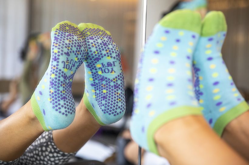 Joyful Pilates grip socks